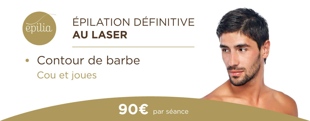 Épilation définitive au laser contour de barbe Waterloo